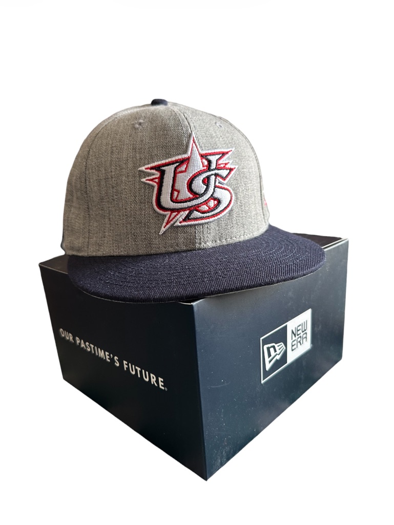 New Era Usa Baseball World Baseball Classic Hat Gray And Navy Size 7